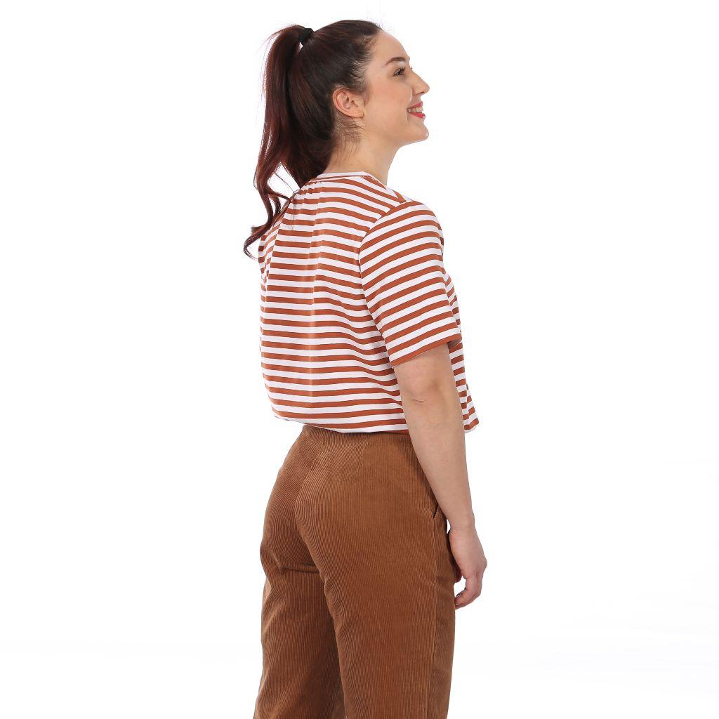 Preview: Papierschnittmuster Boyfriend Shirt Frau Amy XS-XXL